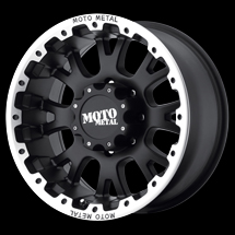 Click for bigger picture of MOTO METAL MO956 MATTE BLACK MACHINED