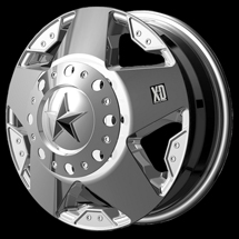 Click for bigger picture of KMC XD ROCKSTAR DUALLY FRONT CHROME