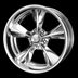 BOYD JUNK YARD DOG POLISHED wheel (Series BD7131),two piece aluminum polished
